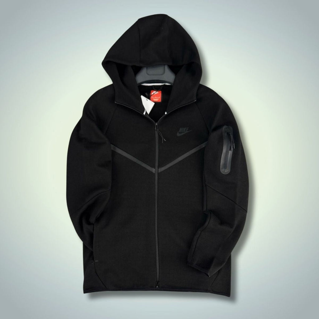 Nike Tech Fleece muška majica s kapuljačom, crna. Model 2024. Vrhunska kvaliteta