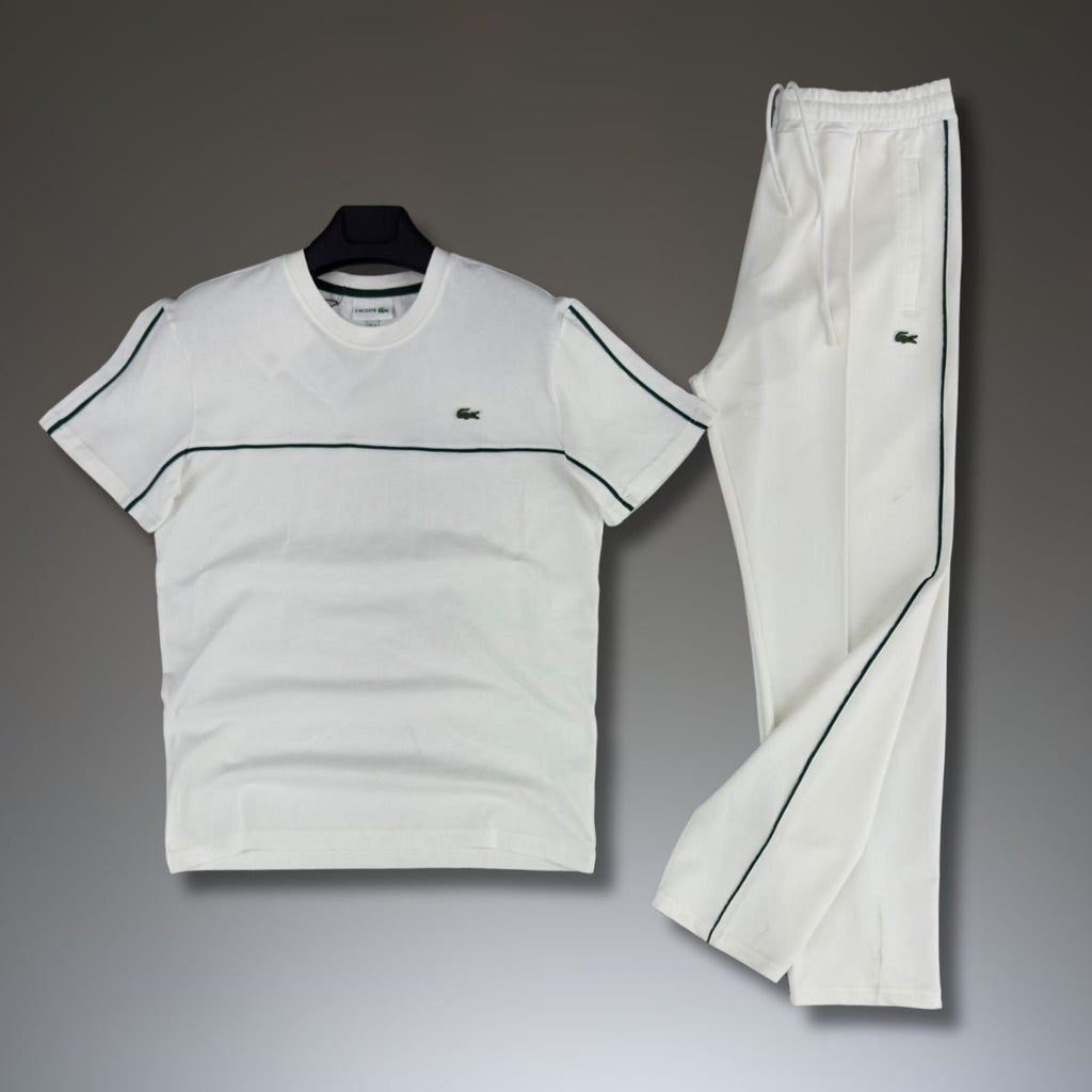 Lacoste muški ljetni set, bijeli. Model 2025. Vrhunska kvaliteta