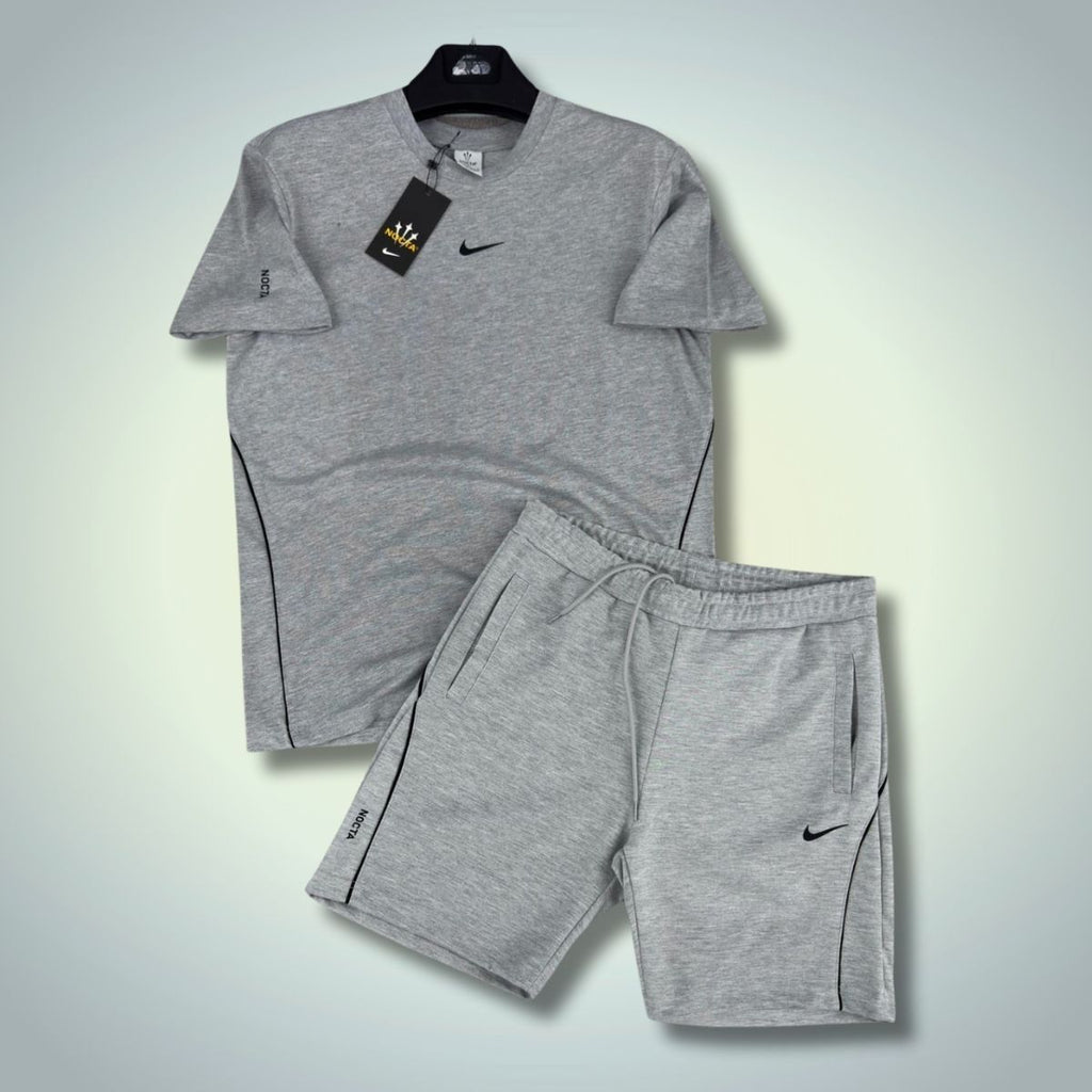 Nike Nocta muški set s kratkim hlačama, klasična siva. Vrhunska kvaliteta