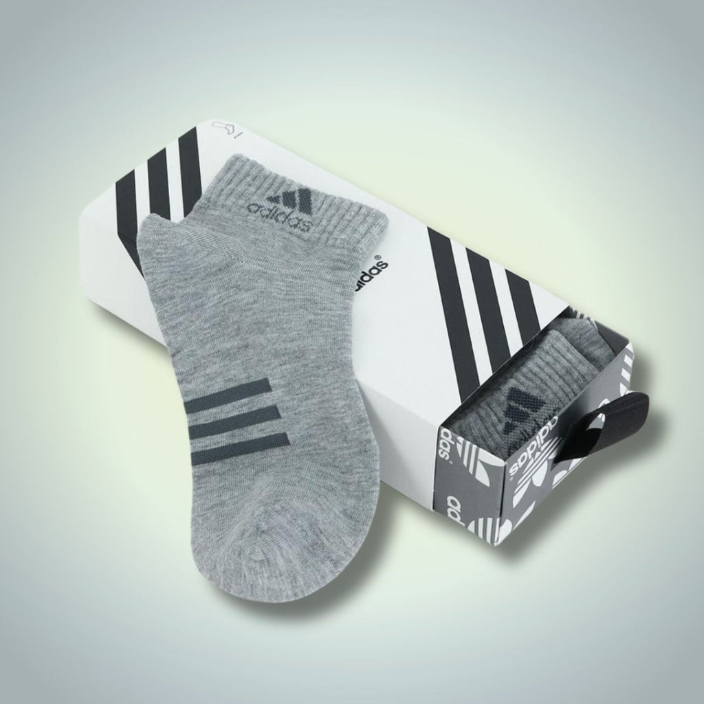Adidas set od 6 muških čarapa do gležnjeva, 40-45. Crna, siva, bijela. Vrhunska kvaliteta