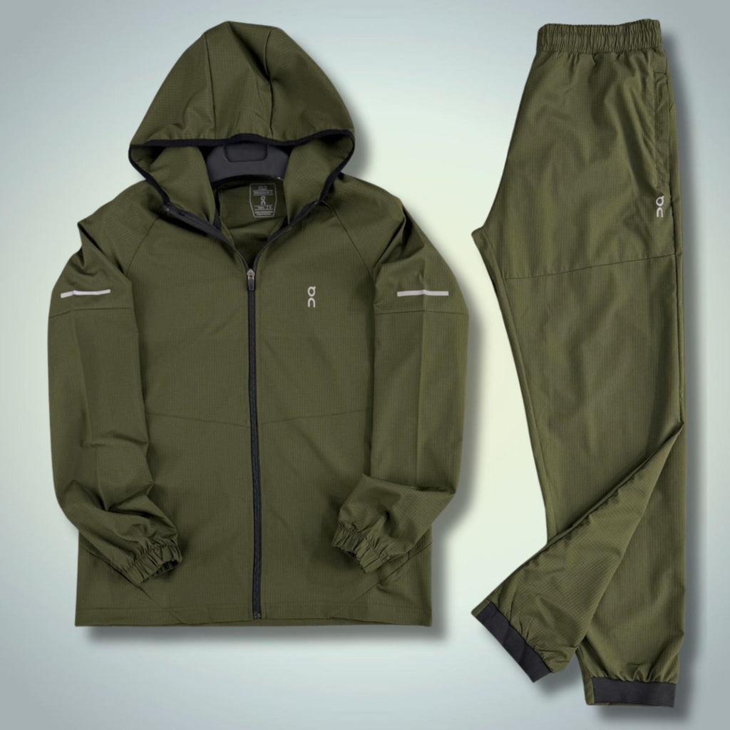 ON Muški Tkanini Sportski Set. Zeleni