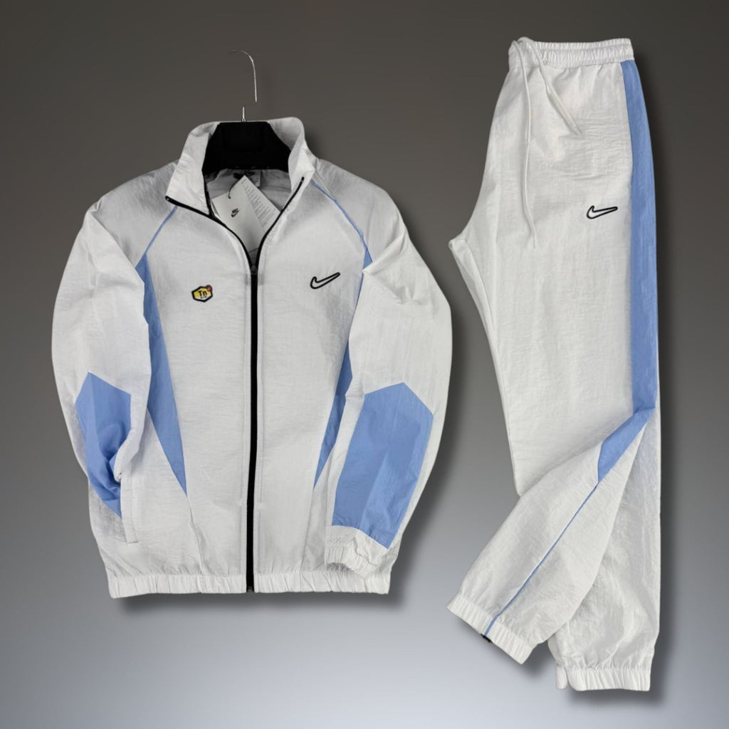 Nike TN muški vodootporni trenirka, bijelo-svijetloplava. Premium