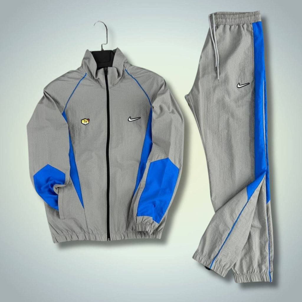 Nike TN muški vodootporni trenirka, sivo-plava. Premium