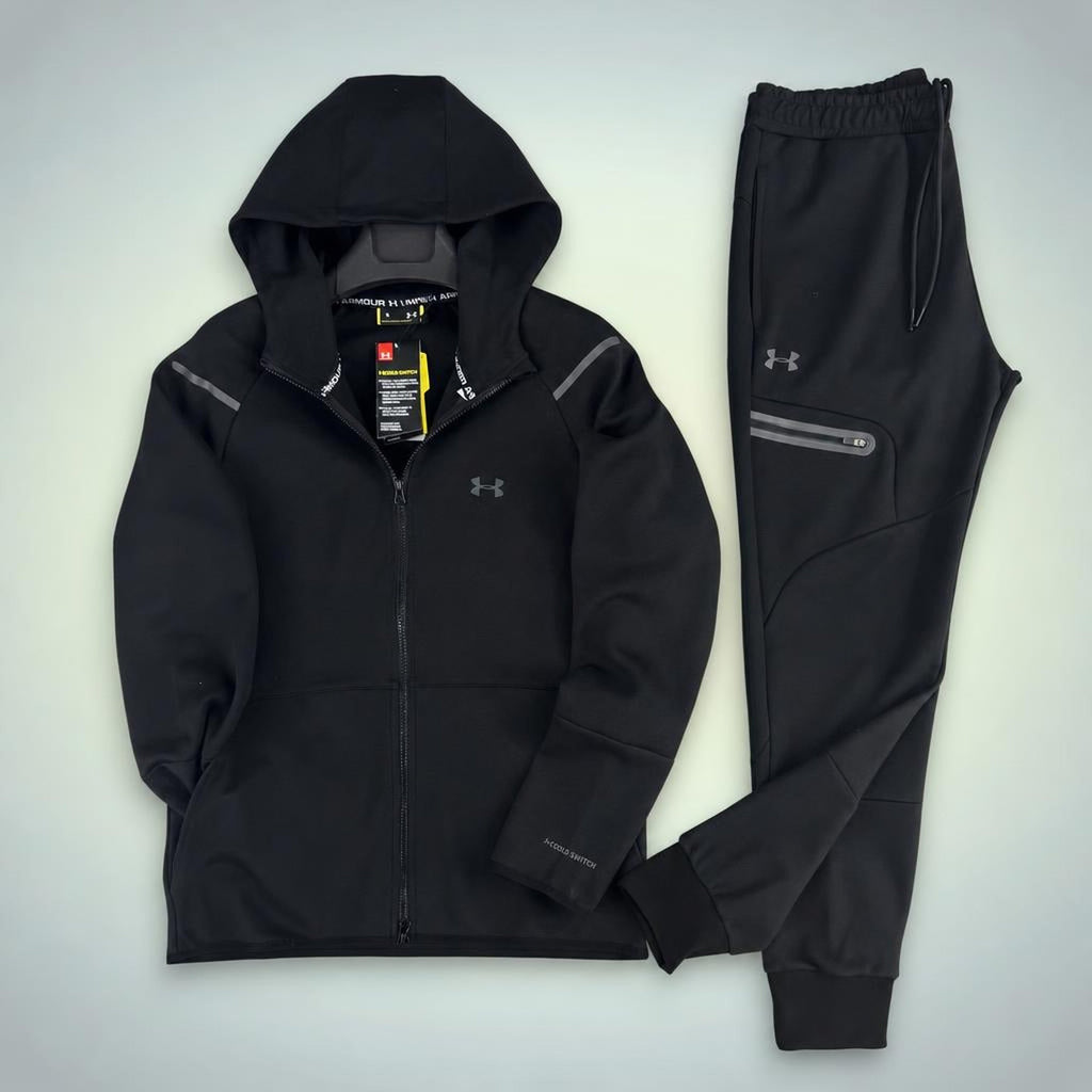 Under Armour muška sportska trenirka s reflektirajućim detaljima, crna. Premium kvaliteta