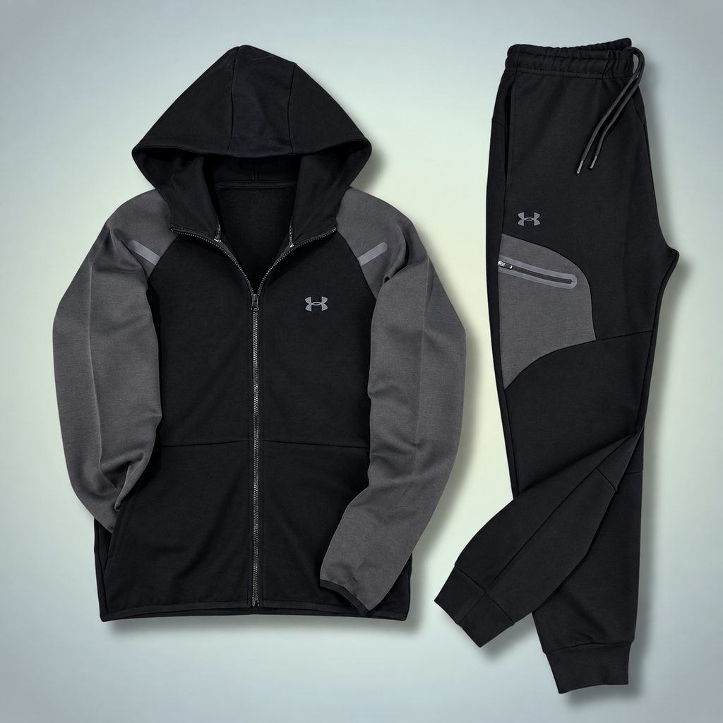 Under Armour muška sportska trenirka, 2026, crna - grafitna. Premium kvaliteta