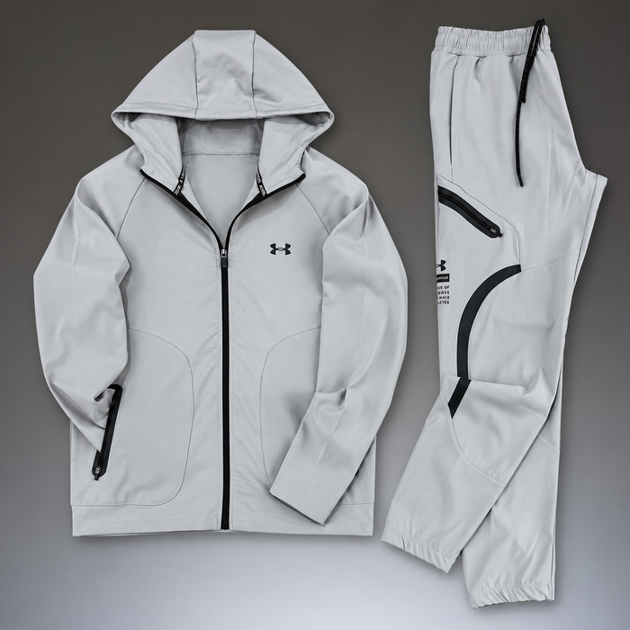 Under Armour muška vodootporna trenirka, svijetlo siva. Premium kvaliteta