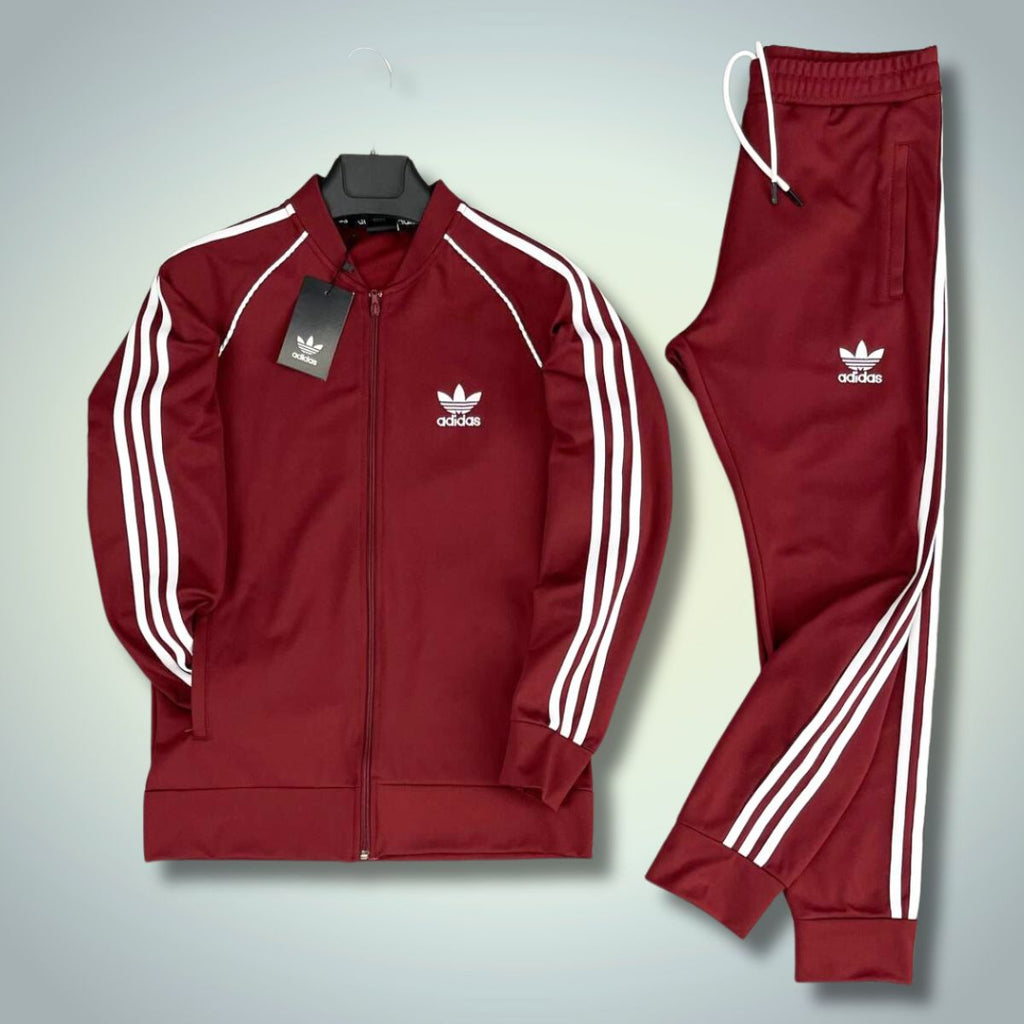 Adidas Classics Adicolor muška trenirka, bordo. Vrhunska kvaliteta