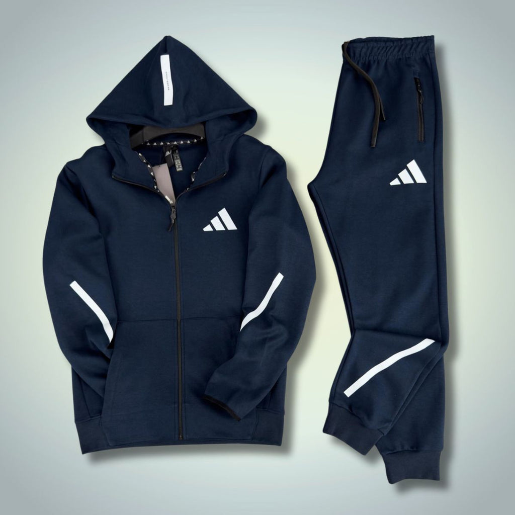 Adidas muška trenerka, 2025, tamno plavo. Vrhunska kvaliteta