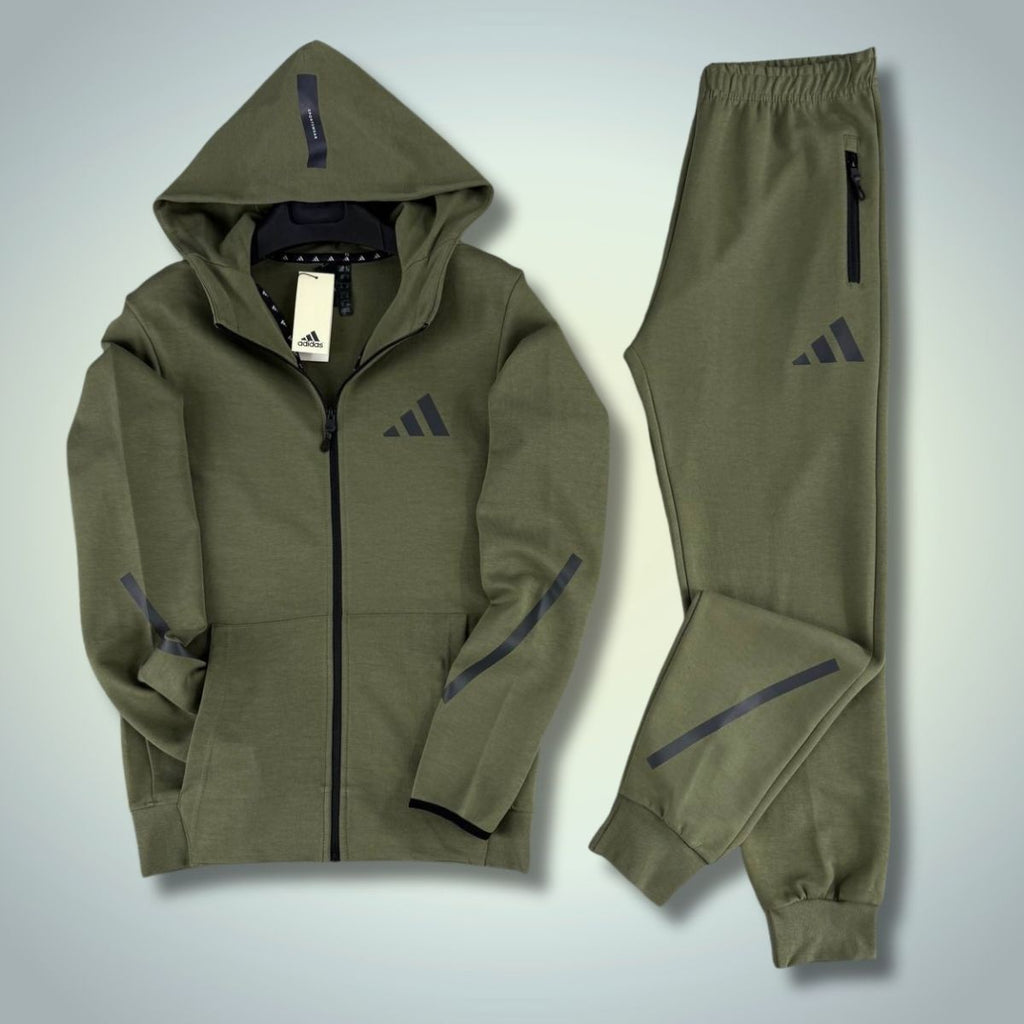 Adidas muška trenirka 2025, maslinasto zelena. Premium kvaliteta