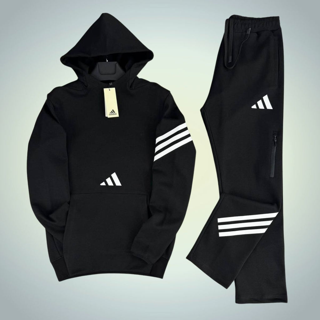 Adidas muška trenirka s kapuljačom, crna. Vrhunska kvaliteta