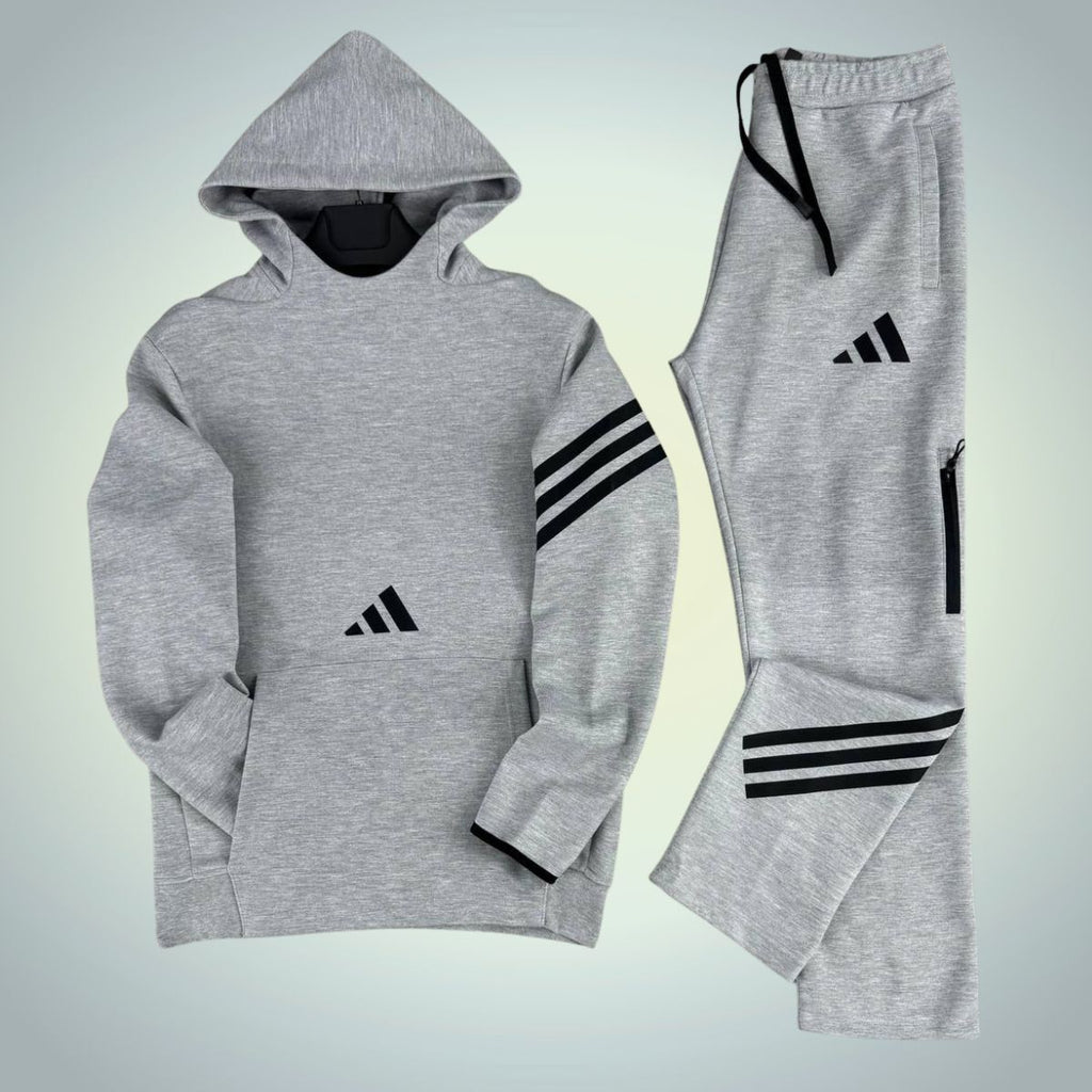 Adidas muška trenirka s kapuljačom, klasično siva. Vrhunska kvaliteta