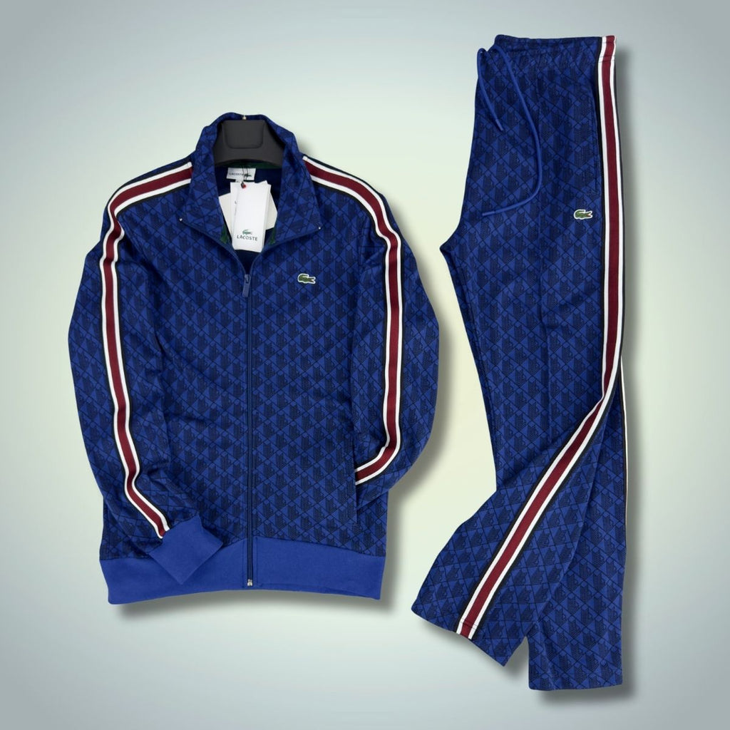 Lacoste muška trenirka Jacquard Monogram, plava. Premium kvaliteta