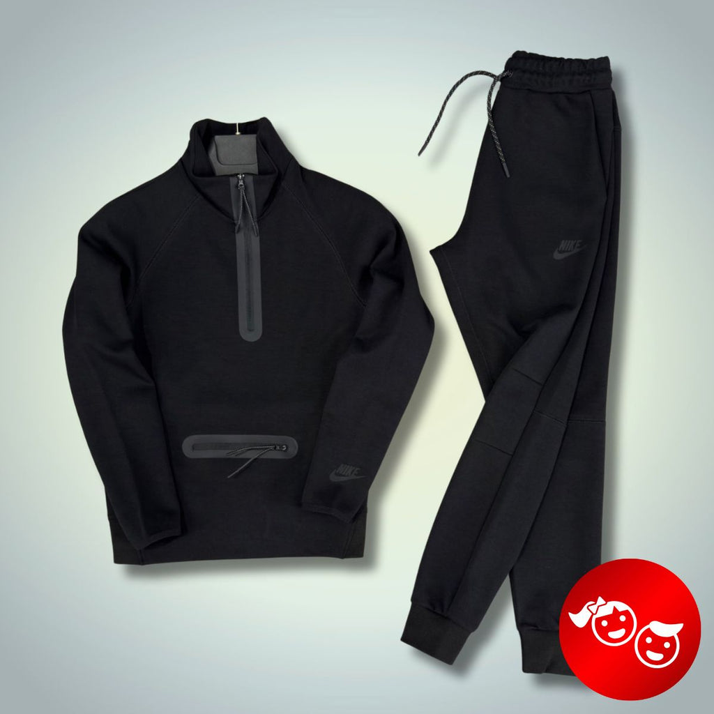 Nike Tech Fleece dječja trenirka, crna. Model 2024. Vrhunska kvaliteta