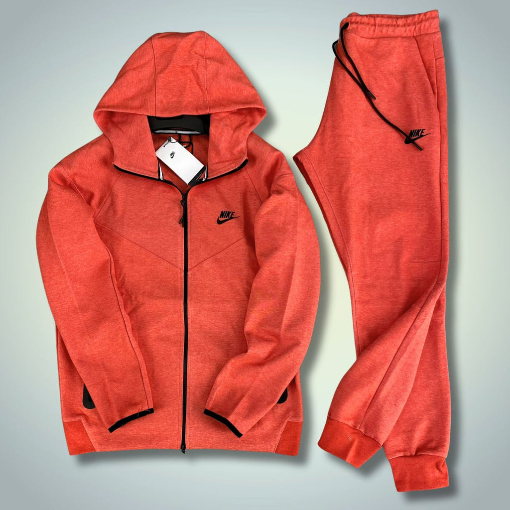 Nike Tech Fleece muška trenirka, koraljna. Model 2023. Vrhunska kvaliteta