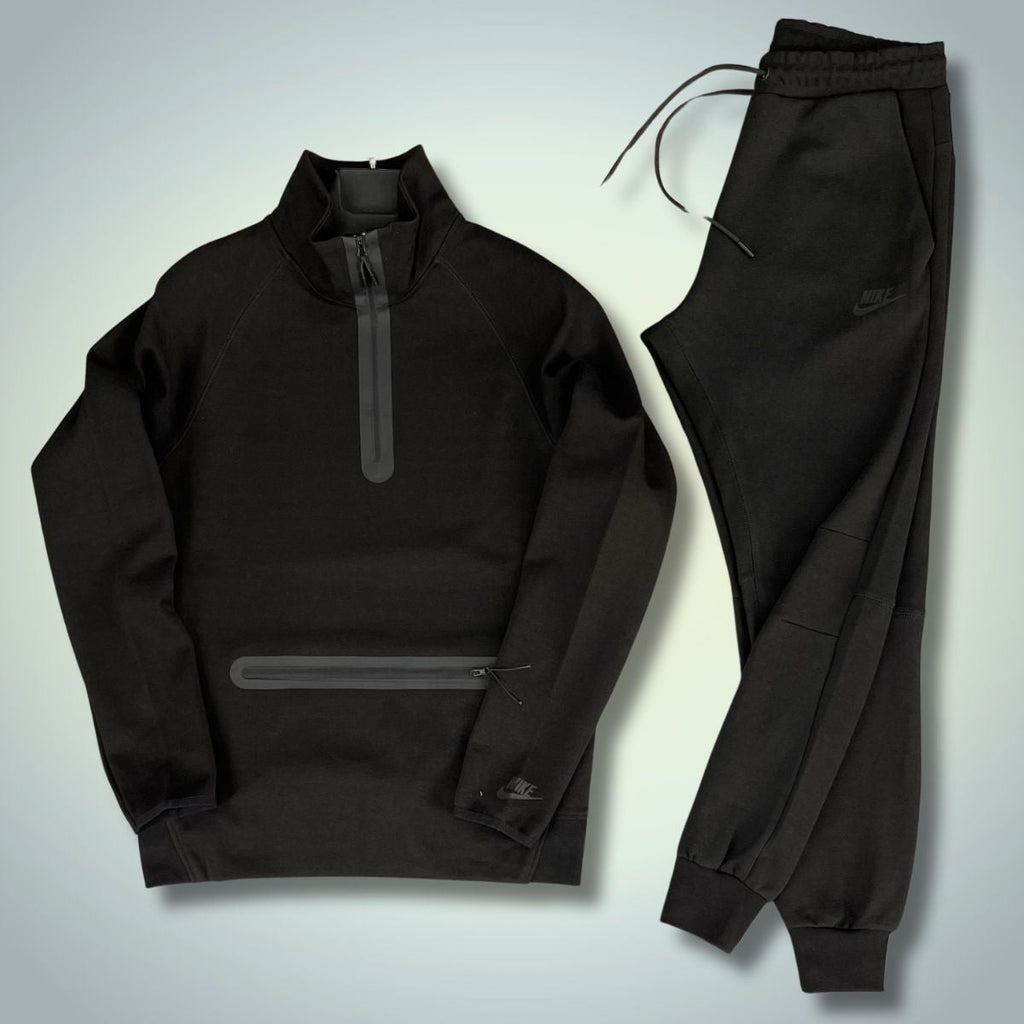 Nike Tech Fleece muška trenirka, prednji džep, crna. Model 2024. Vrhunska kvaliteta