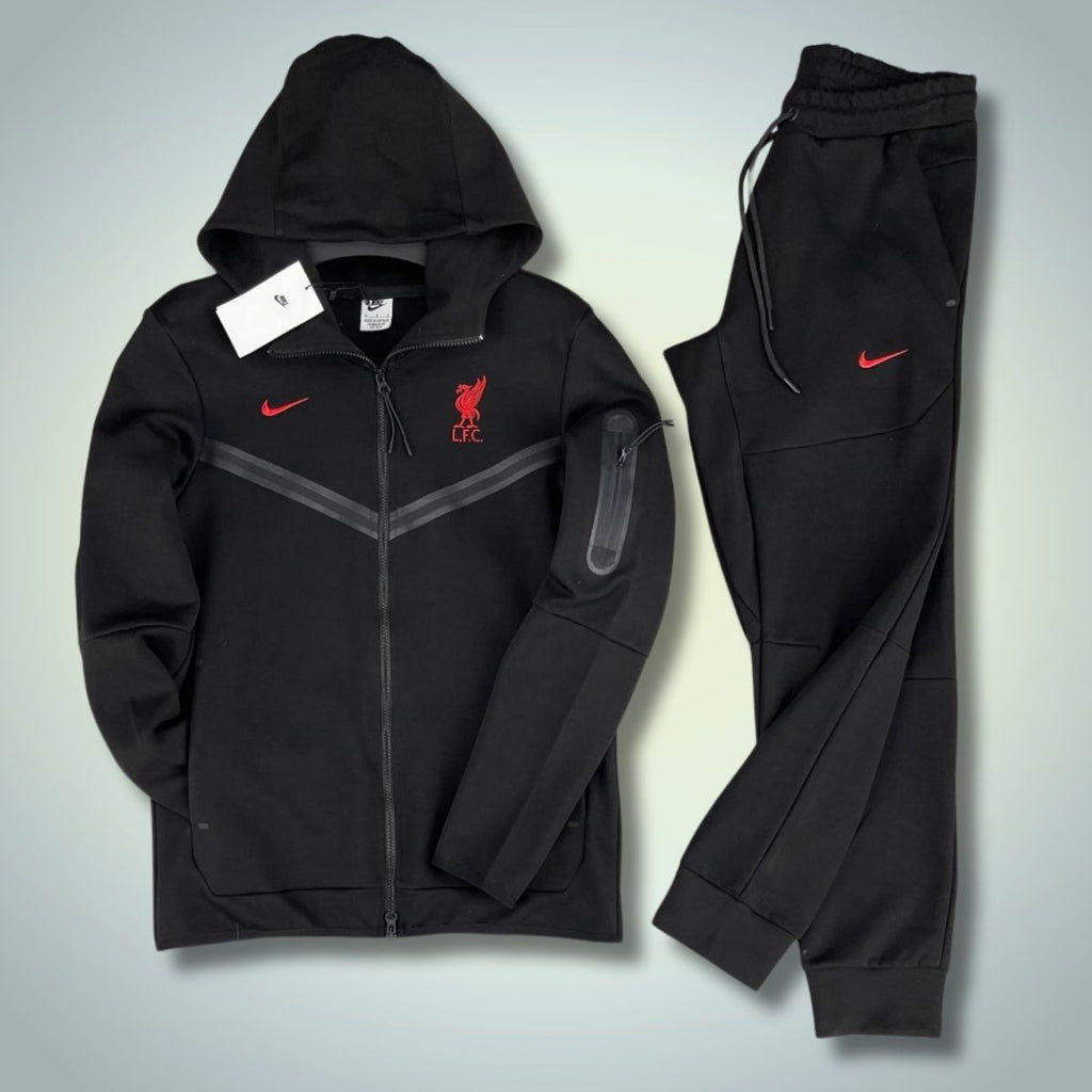 Nike Liverpool Tech Fleece muška trenirka, crna. Vrhunska kvaliteta