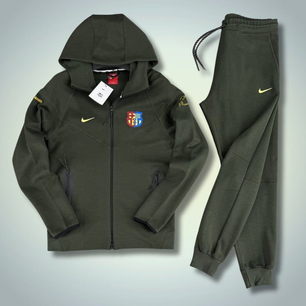 Nike Barcelona Tech Fleece muška trenirka, grafitna. Premium kvaliteta