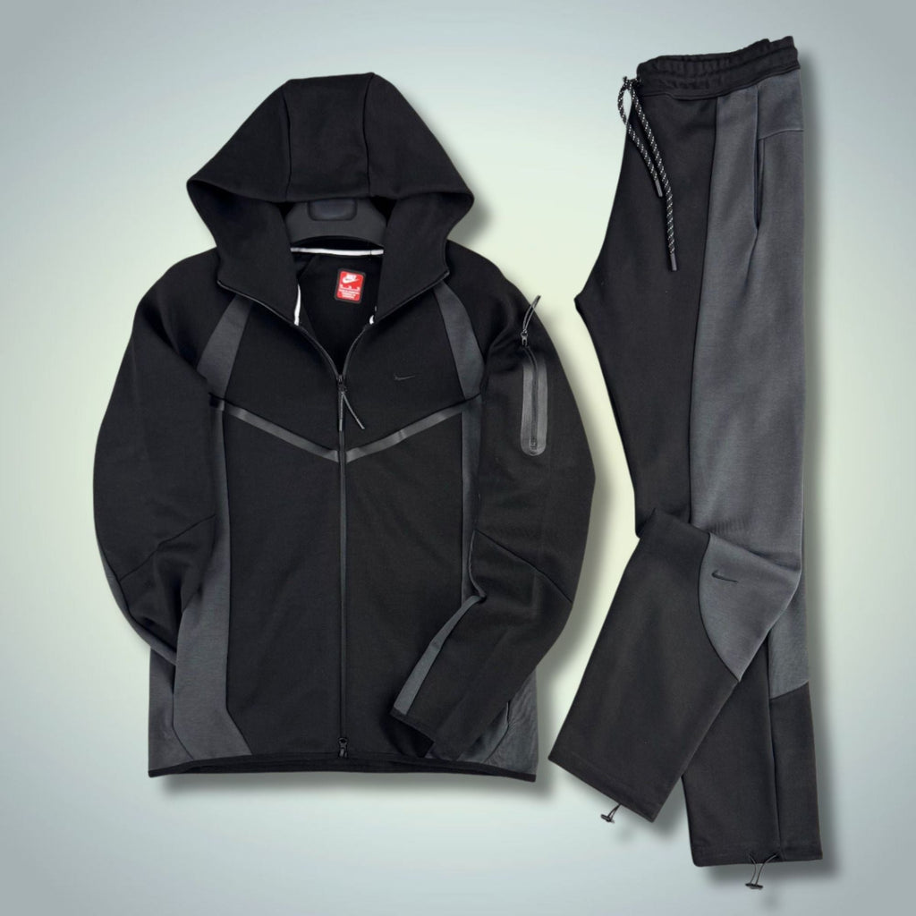 Nike Tech Fleece muški trenirka, crno-grafitna, Model 2026, Premium kvaliteta