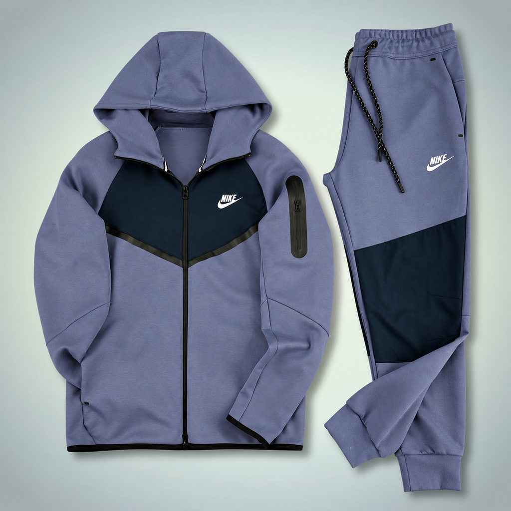 Nike Tech Fleece muška sportska trenirka, plava - tamno plava. Model 2024. Vrhunska kvaliteta