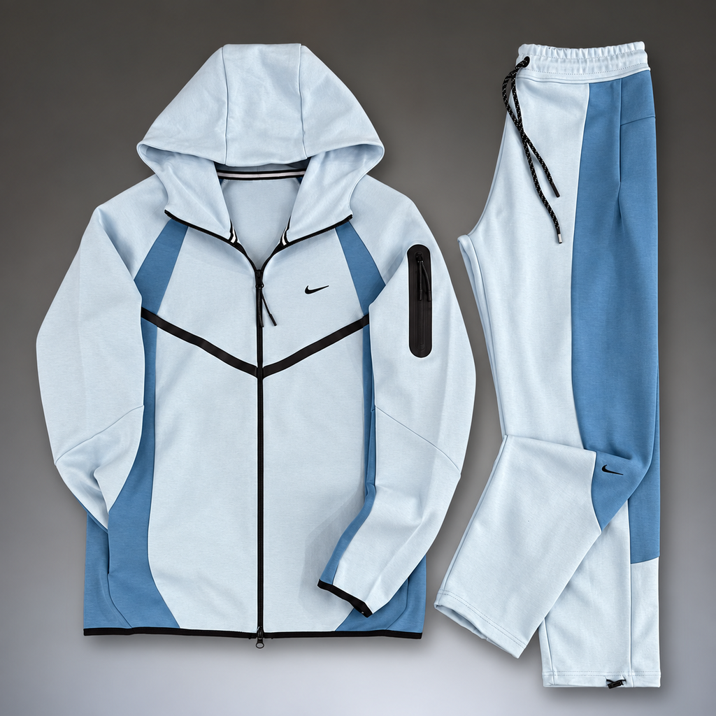 Nike Tech Fleece muška sportska trenirka, svijetlo plava - plava. Model 2026. Vrhunska kvaliteta