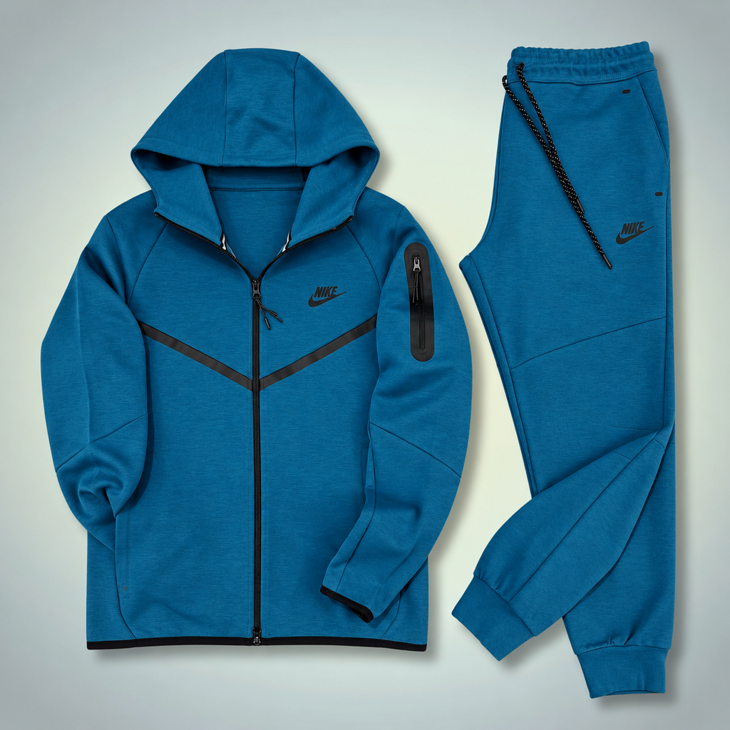 Nike Tech Fleece muška sportska trenirka, tamno morsko plava. Model 2024. Vrhunska kvaliteta