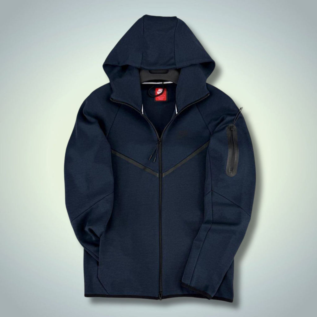 Nike Tech Fleece muški hoodie, tamno plavi. Model 2024. Premium kvaliteta