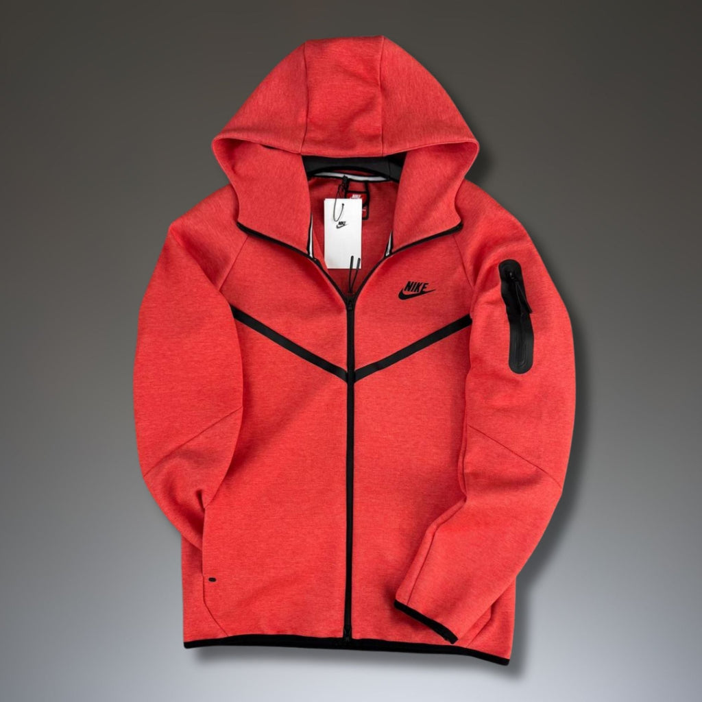 Nike Tech Fleece muški hoodie, koraljni. Model 2024. Premium kvaliteta