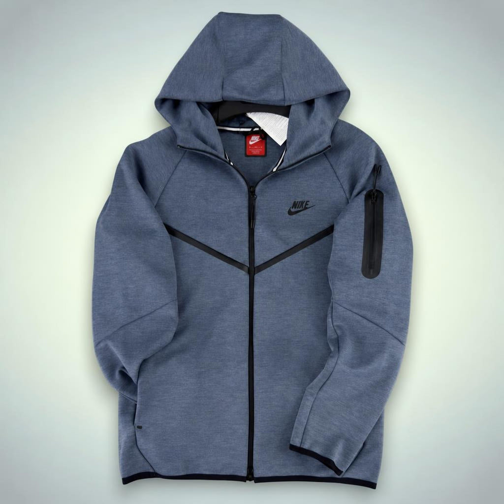 Nike Tech Fleece muški hoodie, čelično plava. Model 2024. Premium kvaliteta