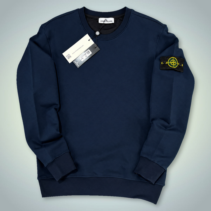 SI muški hoodie s okruglim izrezom, tamno plava. Premium kvaliteta