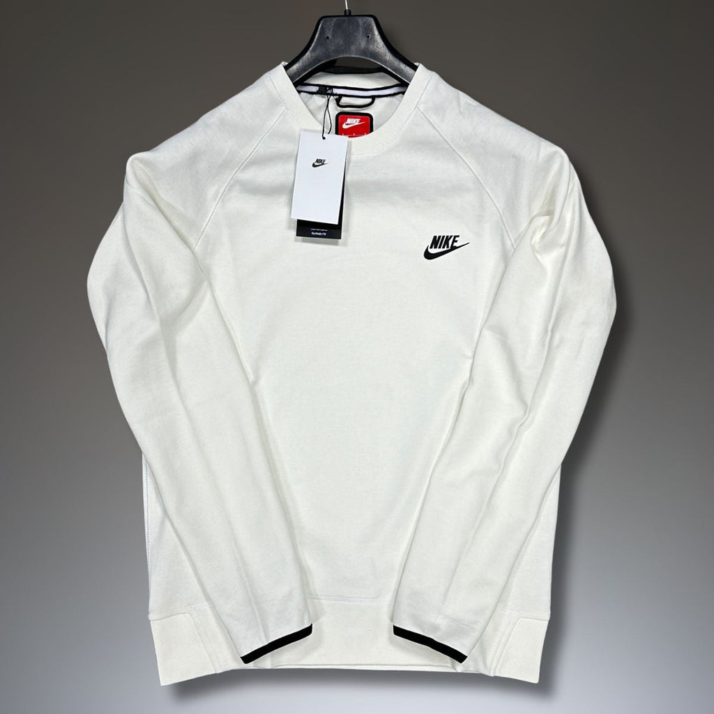 Nike Tech Fleece majica, "Men's crew", bijela. Vrhunska kvaliteta