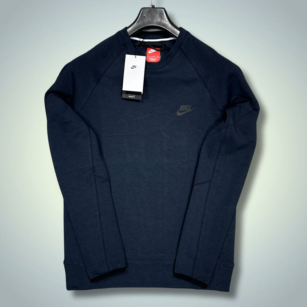 Nike Tech Fleece sweatshirt, "Men's crew", tamno plava. Vrhunska kvaliteta