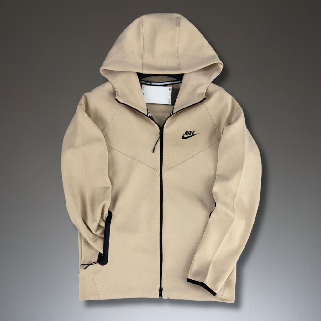 Nike Tech Fleece muška majica, bež. Model 2023. Vrhunska kvaliteta