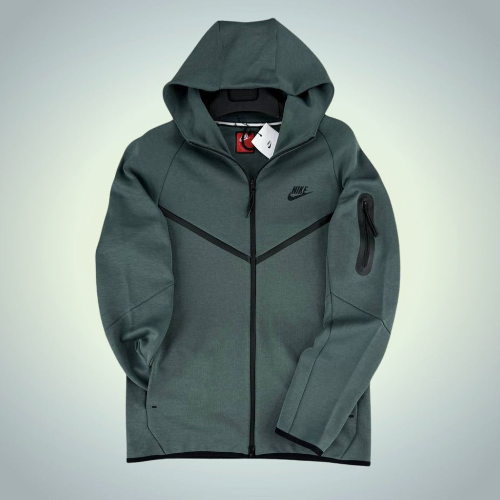 Nike muška majica Tech Fleece, kaduljasto zelena. Model 2024. Vrhunska kvaliteta