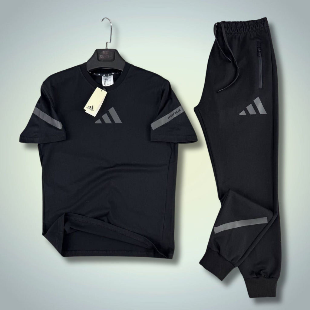 Adidas muški ljetni trenirka, crna. 2026. Premium kvaliteta