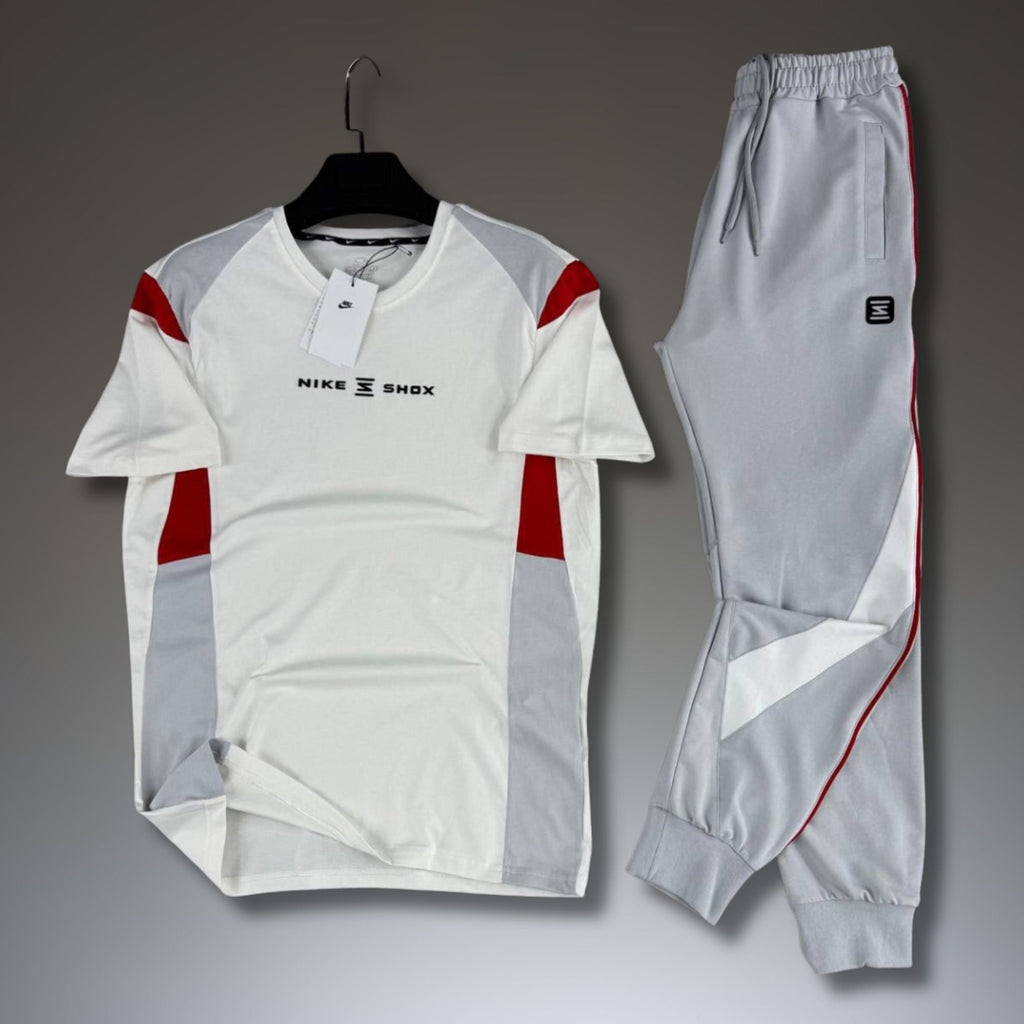 Nike Shox muški ljetni trenirka, bijelo-siva. Premium kvaliteta