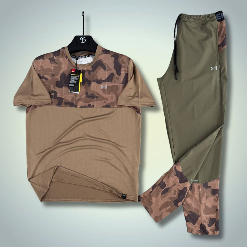 Under Armour muški vodootporni trenirka, smeđe-zelena. Premium kvaliteta