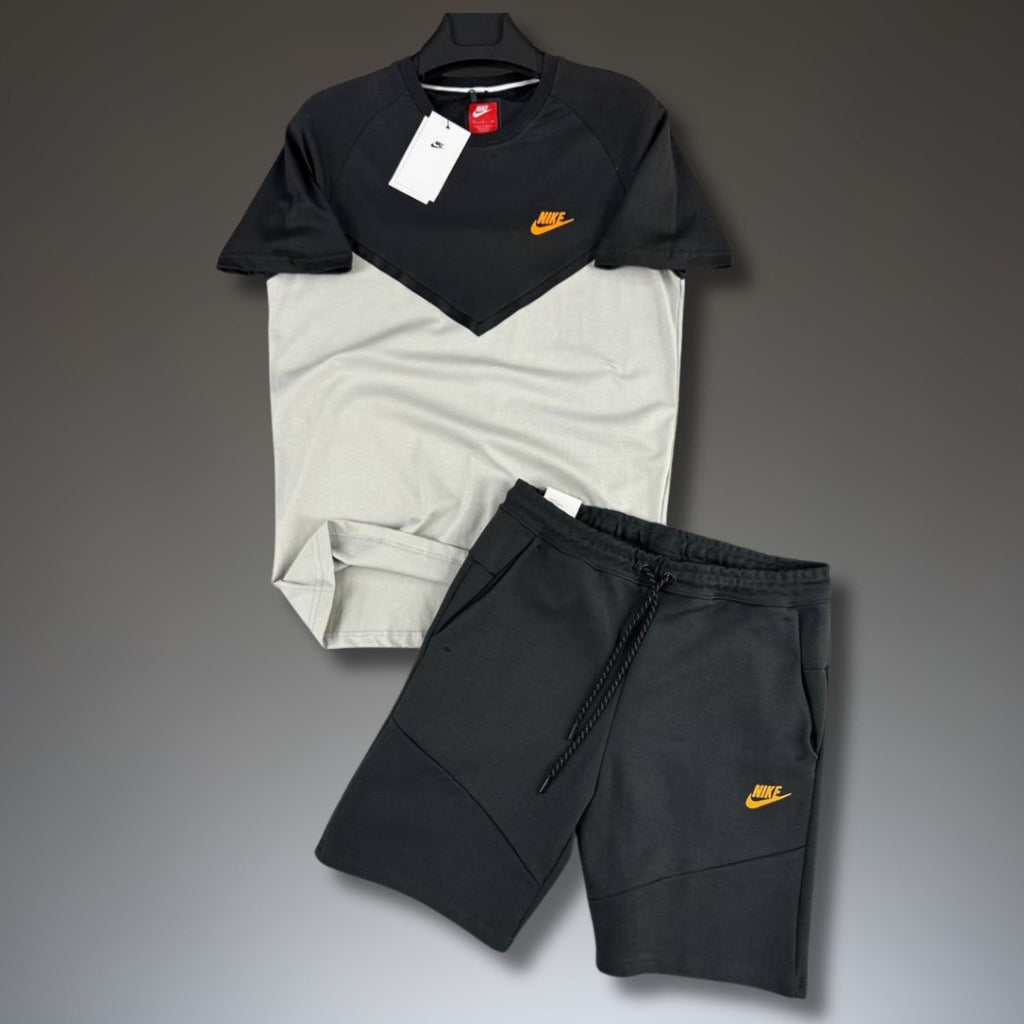Nike Tech Fleece muški kratki sportski komplet, grafitno-bež. Premium kvaliteta