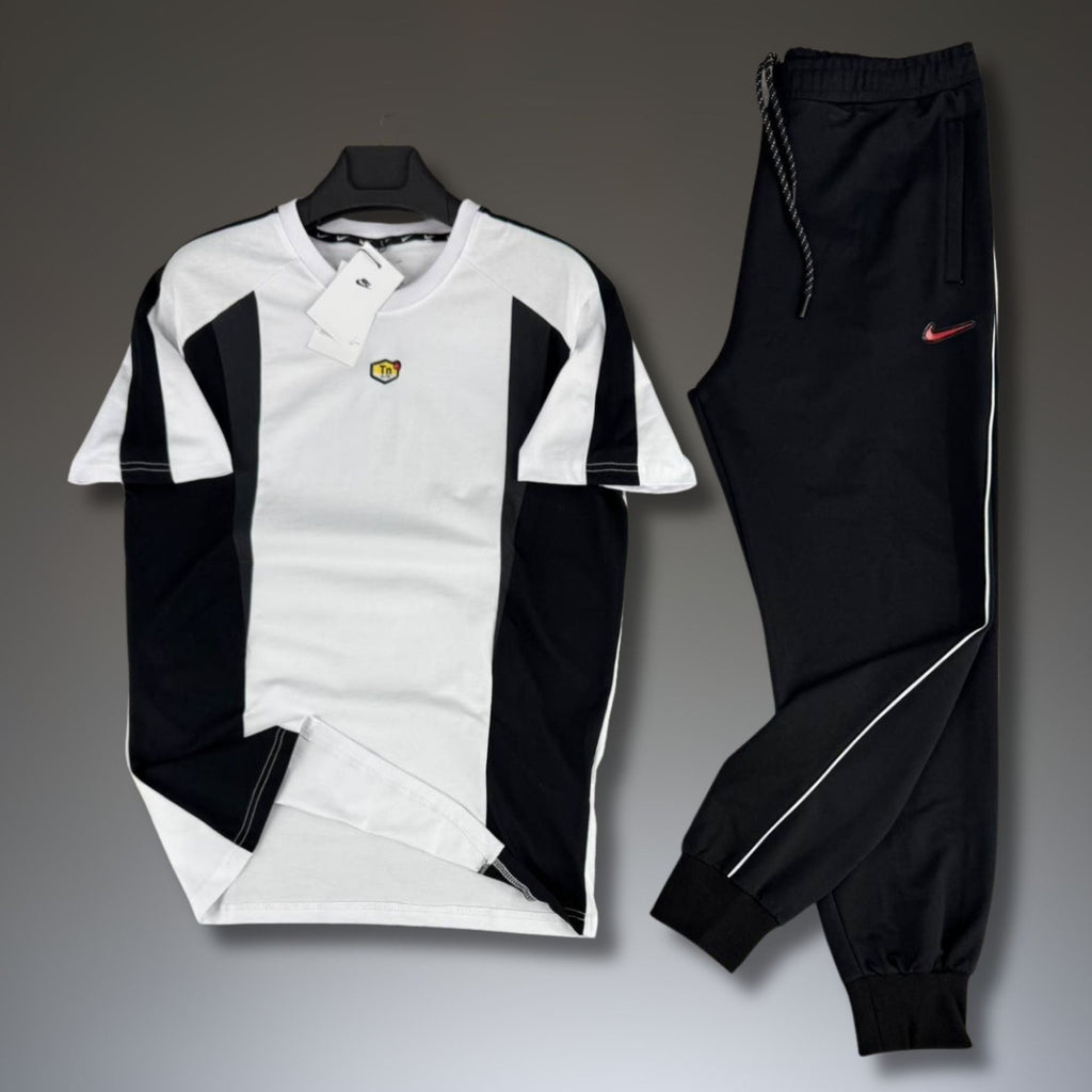 Nike TN muški ljetni sportski komplet, crno-bijeli. Premium kvaliteta