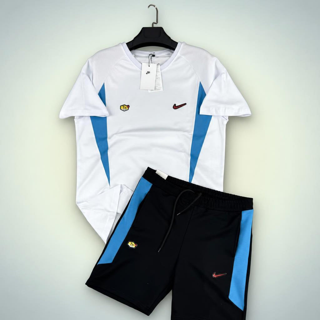 Nike TN muški kratki sportski komplet, bijelo-crna. Premium kvaliteta