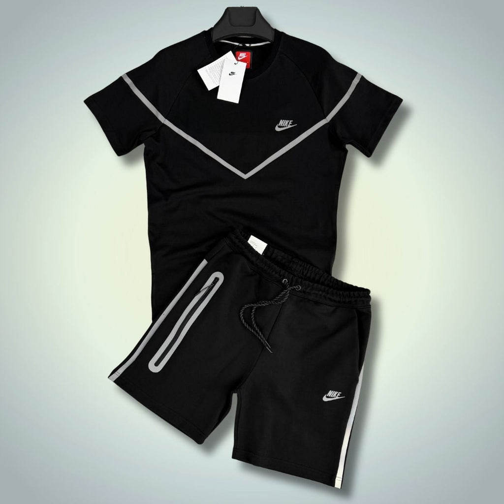 Nike Reflective Tech Fleece muški set s kratkim hlačama, crna. Vrhunska kvaliteta