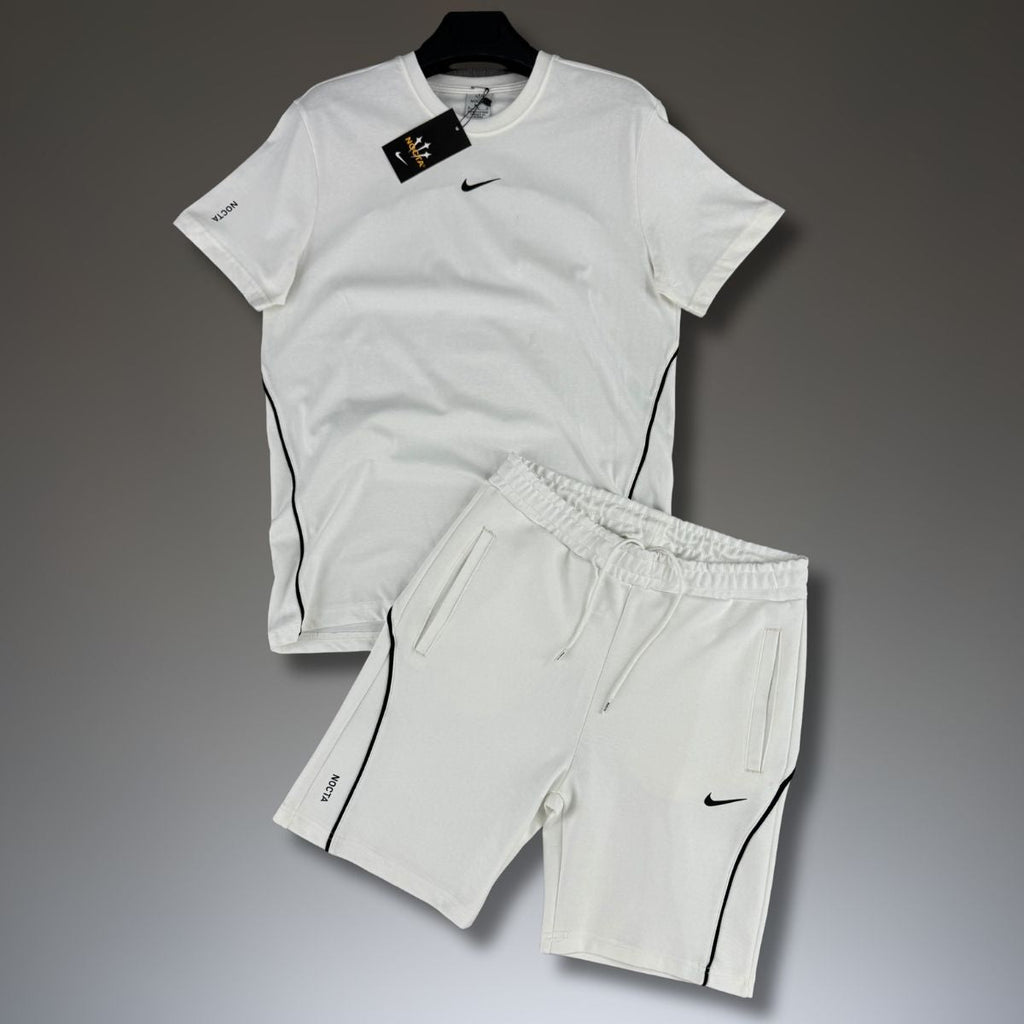 Nike Nocta muški set s kratkim hlačama, bijela. Premium kvaliteta