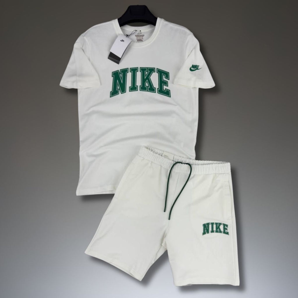 Nike College muški set s kratkim hlačama, bijela. Premium kvaliteta