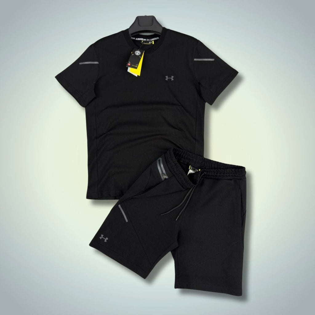 Under Armour muški set s kratkim hlačama, crni. Vrhunska kvaliteta
