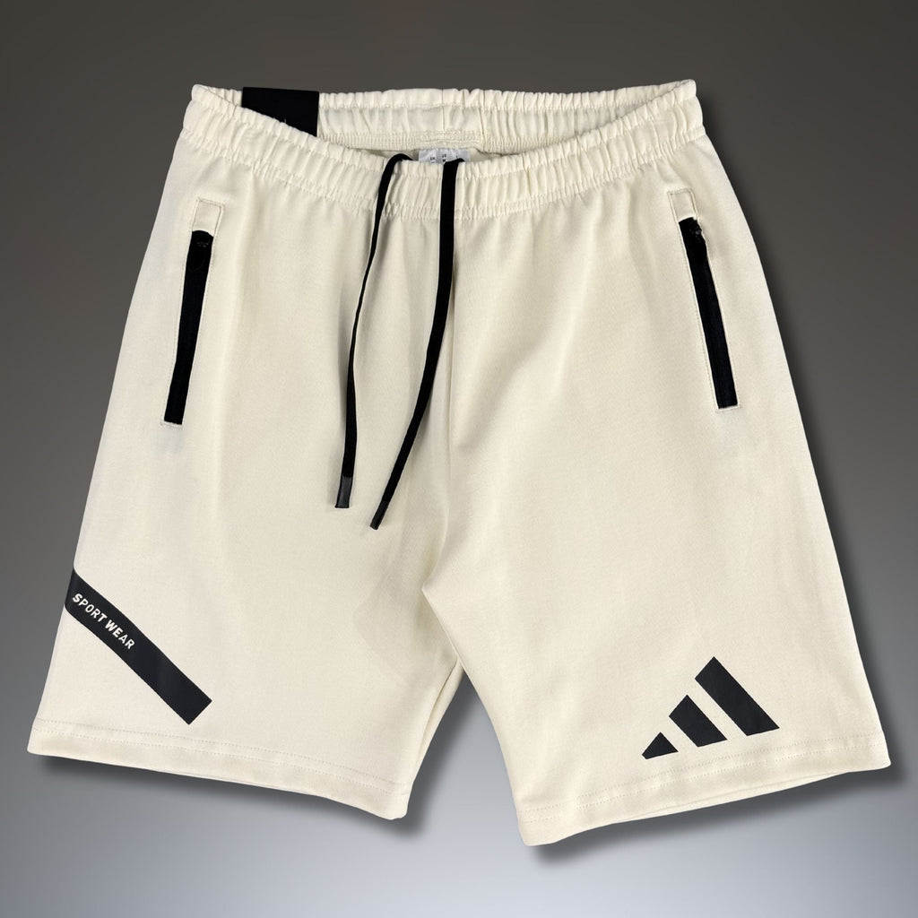 Adidas Z.N.E. muške sportske kratke hlače, prljavo bijele. Premium kvaliteta
