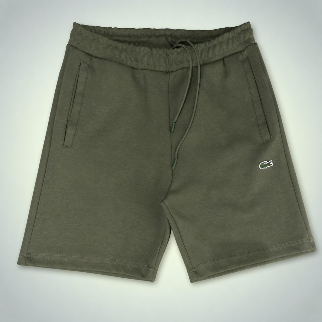 Lacoste Fleece muške sportske kratke hlače, maslinasto zelena. Premium kvaliteta