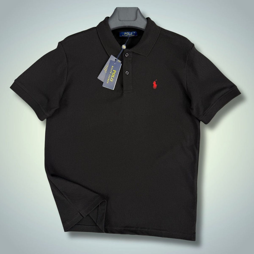 Ralph Lauren muška polo majica, crveni logo, crna. Premium kvalitete
