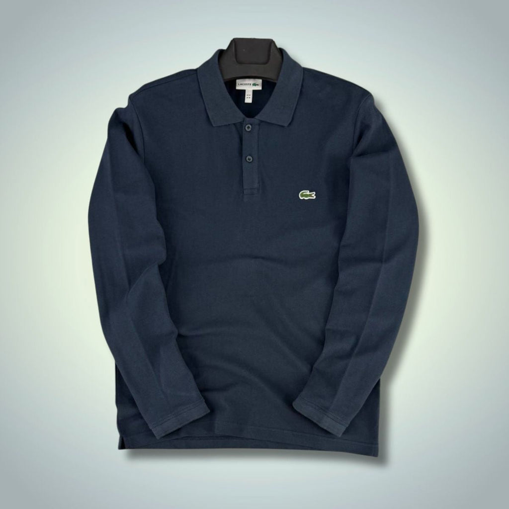 Lacoste muška polo majica s dugim rukavima, tamnoplava. Premium kvaliteta