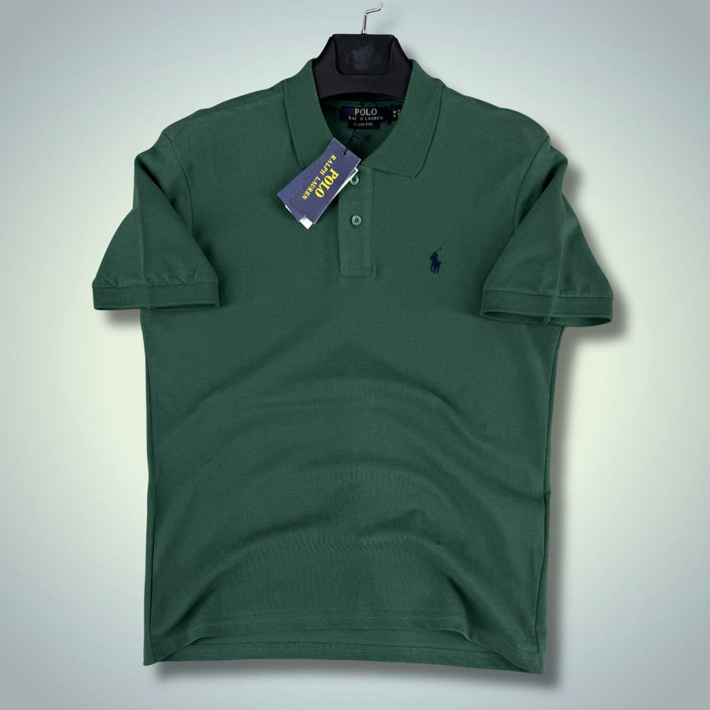 Muška zelena polo majica Ralph Lauren, plavi logo. Premium kvaliteta