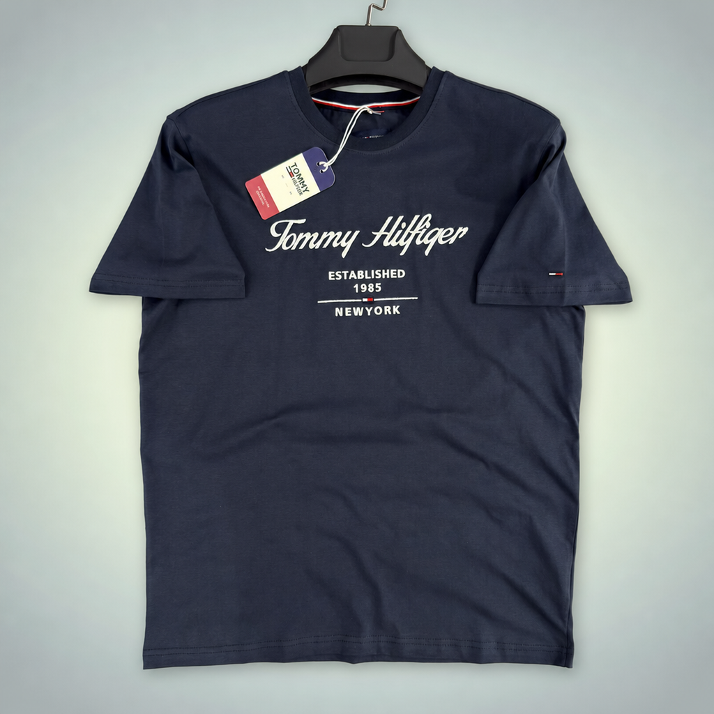 Tommy Hilfiger muška majica, tamno plavo. Vrhunska kvaliteta