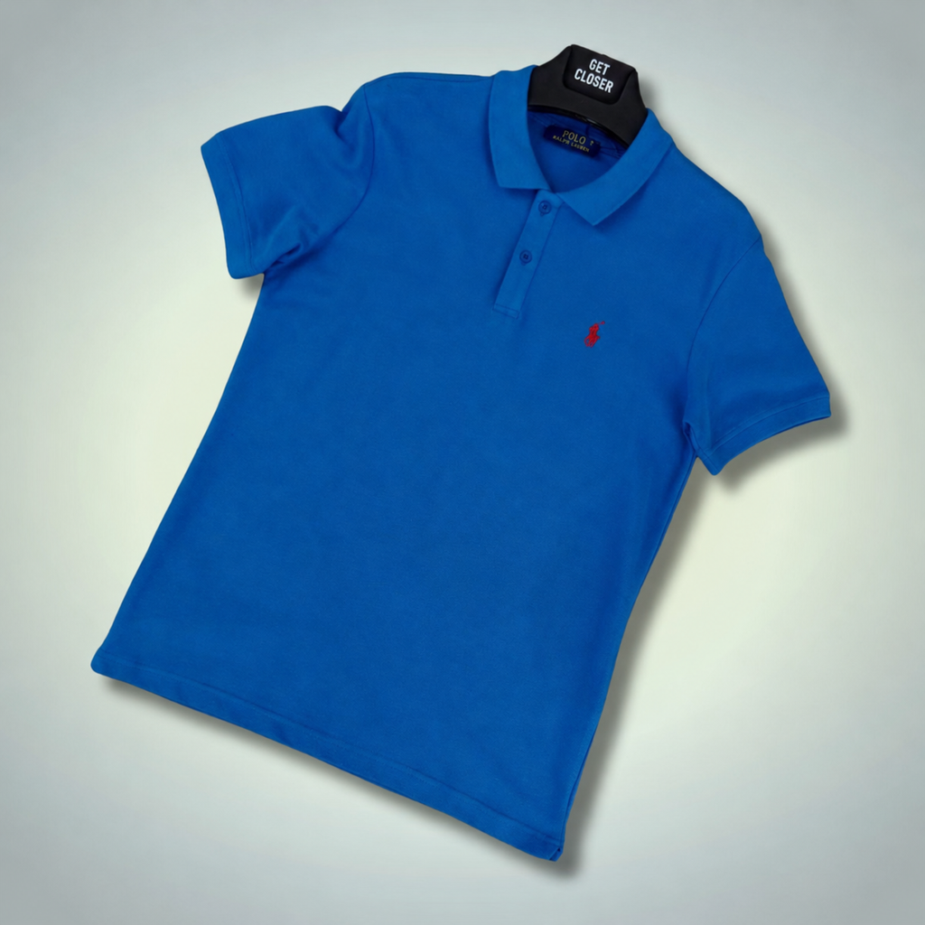 Ralph Lauren muška polo majica, crveni logo, plava. Vrhunska kvaliteta